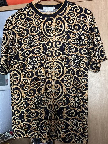 Versace black and gold cotton