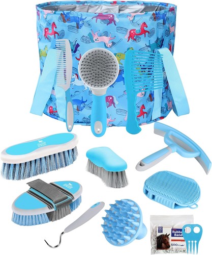Piece horse grooming kit - grooming,