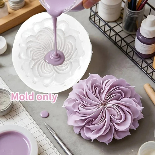 1pc dahlia flower - 3d,