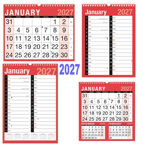 2027 calendar planner a4 - 2027,