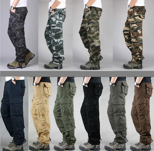 Mens cargo trousers 100 - mens,