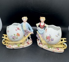 A Pair of Meissen porcelain