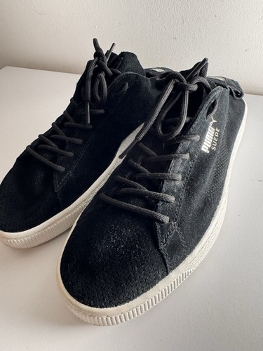 Puma suede trainers black - puma, uk