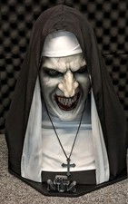 The Nun Valak Lifesize bust scale 1:1 prop horror. MADE TO ORDER. 