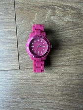 Women’s Identity London Pink Watch With Metal Strap - Needs New Battery