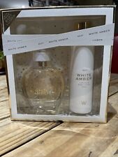 Next white Amber 100 ml Eau De Parfum And 200 ml Body Lotion Gift Set