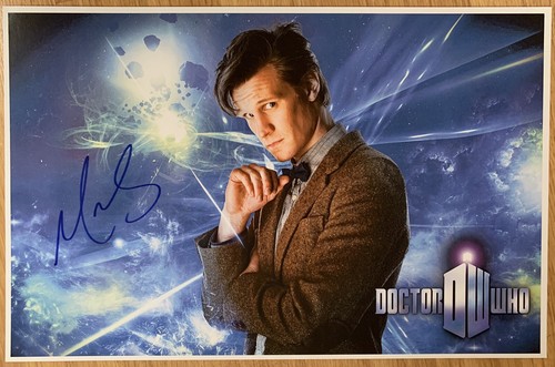 Matt smith signed who - signed, dr.