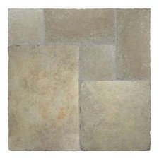 Tandur Yellow Tumbled Limestone Mixed Patio Paving Slabs