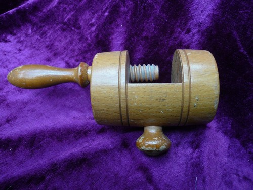 Retro wooden nut cracker