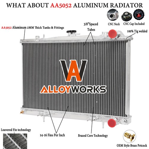 Row aluminum radiator for - radiator,