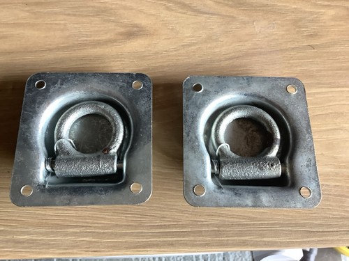 Recessed ring tie down - x, d-ring