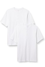 Amazon Essentials Men's Regular-Fit Short-Sleeve Pique Henley T-shirts Size XL