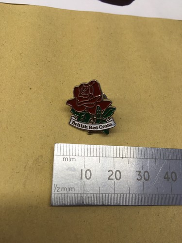 Enamel british red cross - british, lapel