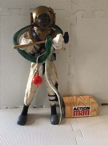 Action man deep sea diver - man,