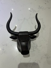 Decorative wall plaque - bull sculpture, Bakelite Effect Finish