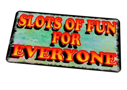 Slot machine fairground - machine, sign