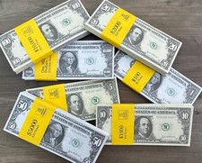 REALISTIC NOVELTY DOLLARS/FANCY DRESS PARTY PROPS - Fake/Fun/Replica/Cash/Money