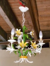 Vintage French Toleware Flower