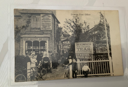 Old postcard 1908 downe - postcard,