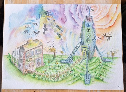 Original watercolour painting - watercolour,
