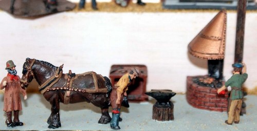 Blacksmith forge horse anvil - forge,