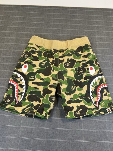 Bape camo shorts shark face - bape,