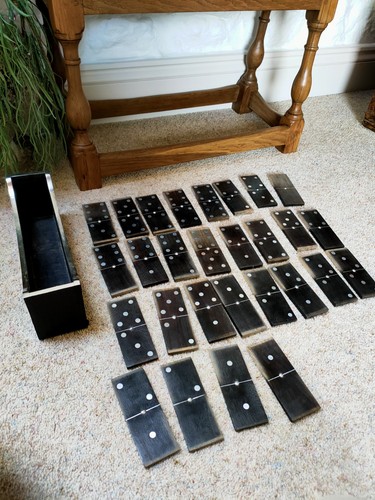 Dominoes large wooden - dominoes,