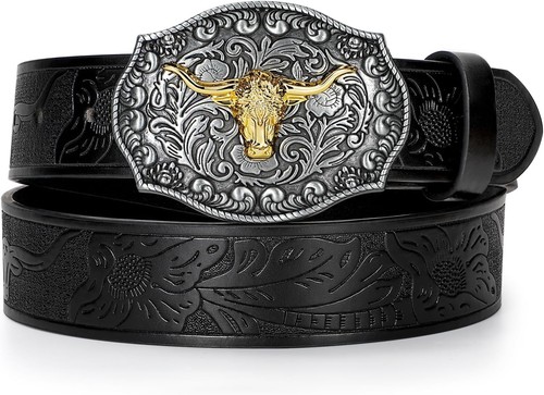 Men leather western cowboy - leather,