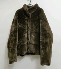 Zara Womens Short Brown Faux