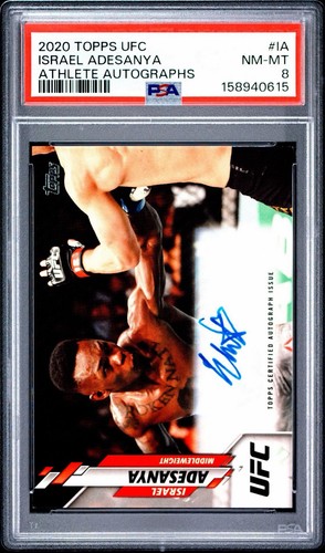 Israel adesanya topps ufc - adesanya,