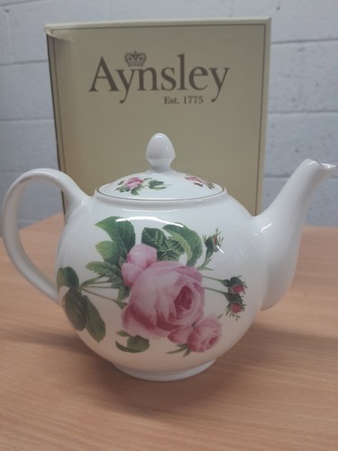 Aynsley rose pattern - pattern, teapot