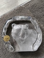 Cristal D'Arque Bear Paperweight                                        T23.5