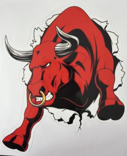 Red bull sticker - red, logo