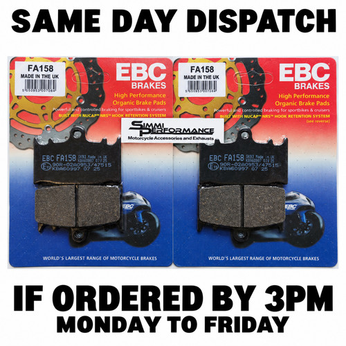 Ebc front brake pads kawasaki - brake,