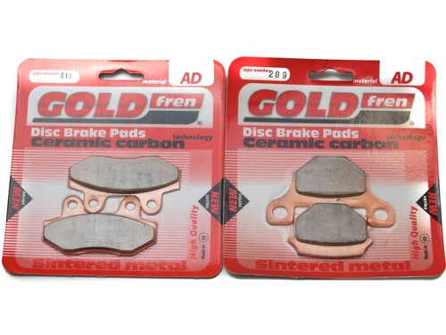 Brake pads front rear - front, for