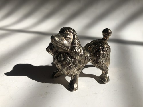 Pair small silver - of, white