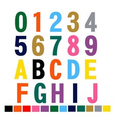 7" LARGE House Numbers Letters