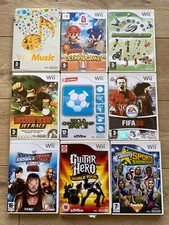Nintendo Wii Bundle X 9 Games
