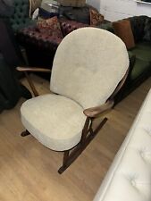 Ercol Vintage Rocking Chair With Cushions