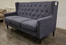 Sofa 3 seater high back chesterfield occasional accent By Wayfair sofa blue