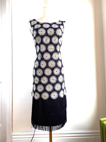 Vintage daisy floral - , crochet