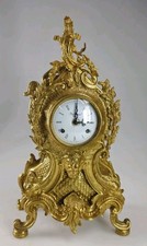 Large Bronze Mantel Clock