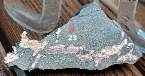 Native michigan copper ore - native,