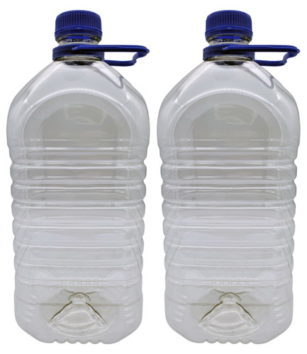 Clear plastic litre pet - clear,