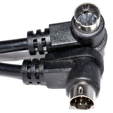 1m 8 Pin Mini Din Right Angle