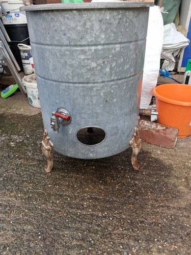 Vintage water boiler wash tub - boiler,