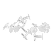 10pcs Cufflink Findings Cuff