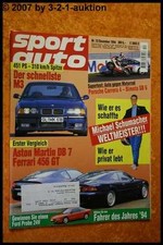 Sports Car 12/94 Aston Martin DB7 Ferrari 456 GT BMW M3