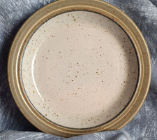 PURBECK POTTERY — OVEN TABLE — STUDLAND — x 4 — 6¼" — DESSERT PLATES — NUN