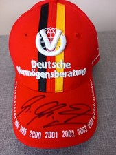 Michael Schumacher Final edition Ferrari cap signed brand new mint unused condit